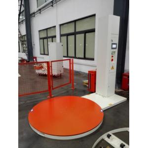 MQSPACK Semi Automatic Pallet Stretch Wrapping Machine With Consistant Tension