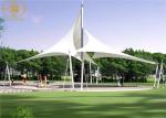 Custom White UV protection 1100g PVDF Fabric Landscape Shades Structures