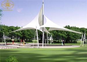 Buy cheap Customized White Heat Resistant PVDF Material Landscape Covers Structures product