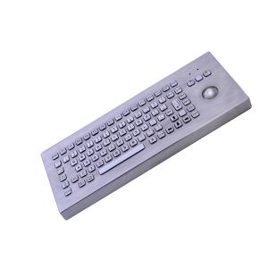 Vandal Resistant Cherry Trackball Keyboard , FN Keys Desktop Computer Keyboard