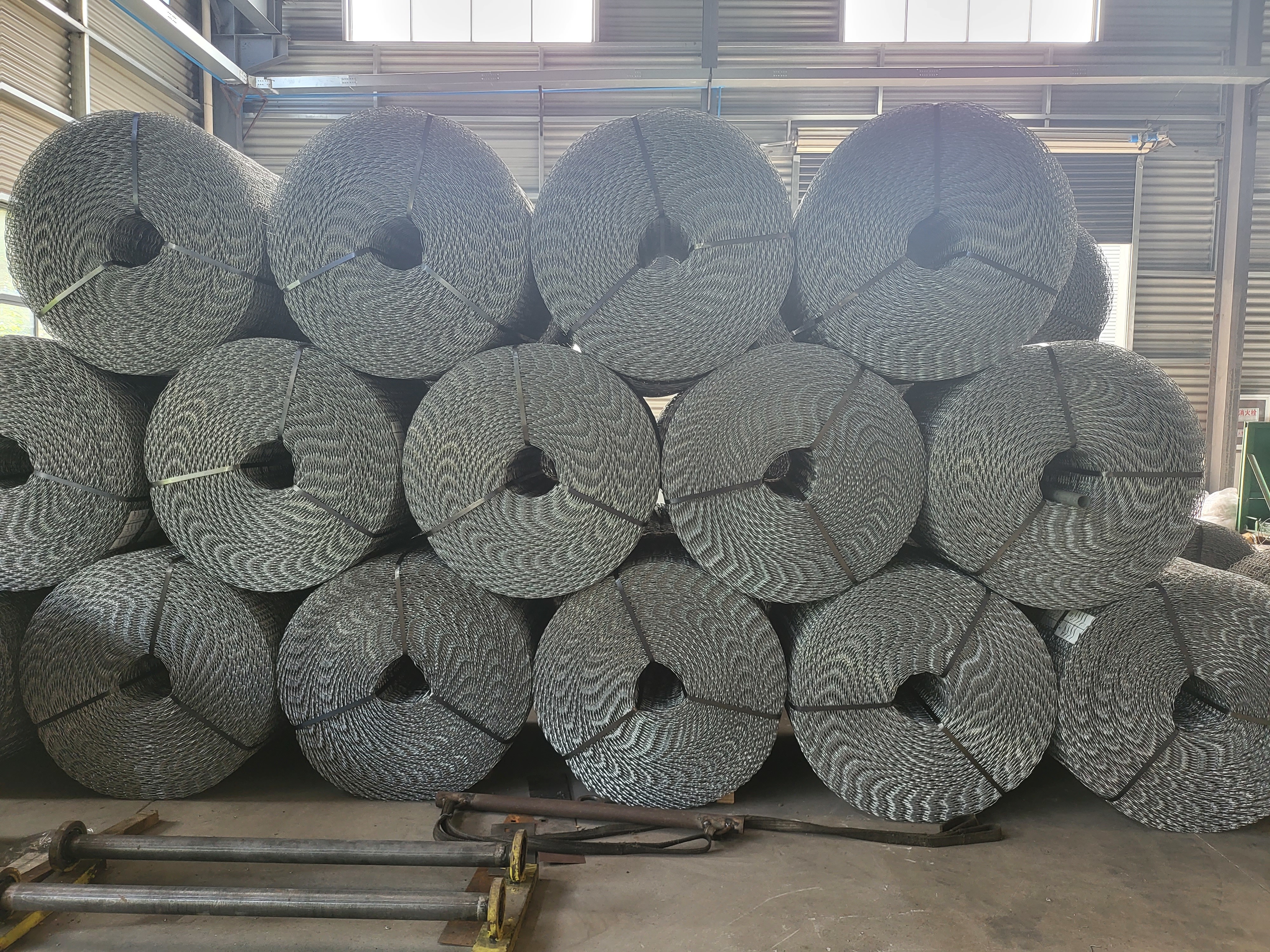 Gas Oil Pipeline Reinforcement Mesh 2.4MM Welded Galvanized 190.5mm Width