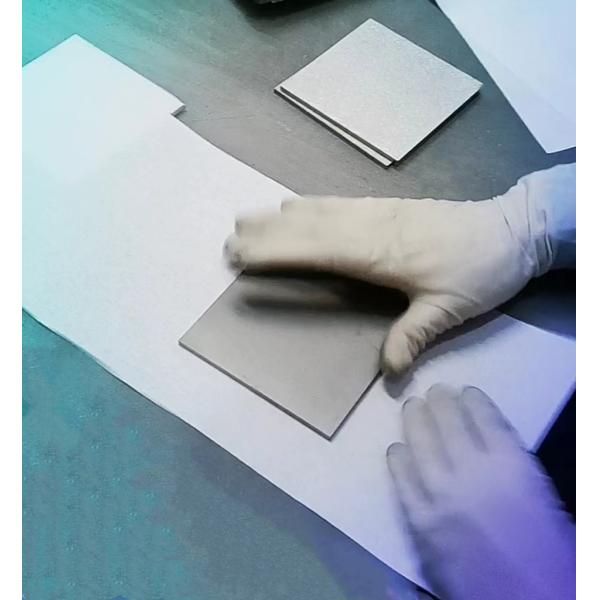 Tungsten Carbide Steel Sheet 100*100*1.2mm For Semiconductor Silicon Inner Groove Inlaid Alloy