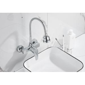 Kitchen Flexible Curving Wall Mounted CE Concealed Basin Mixer