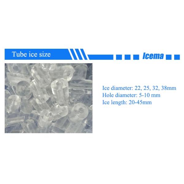 Industrial Ice Tube Maker Machine 20 Ton 380v 220v