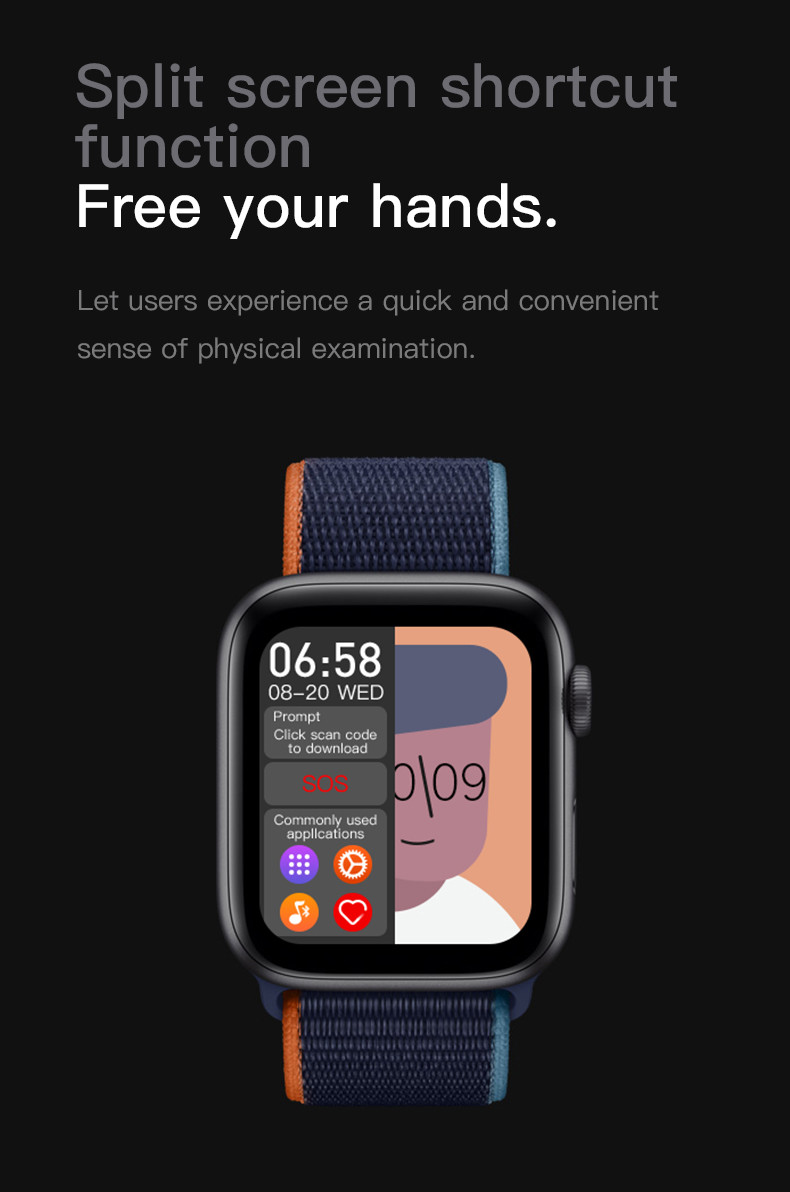 1.75 Inch Full Screen T500+ Pro Iwo 18 Bluetooth Calling Smartwatch
