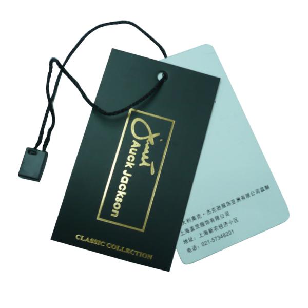 OEM Clothing Hang Tags With Customized Logos For Garment / Bags Label
