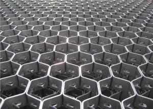 China Flex Stainless Steel Expanded Metal Grating Refractory Lining Hexmesh on sale