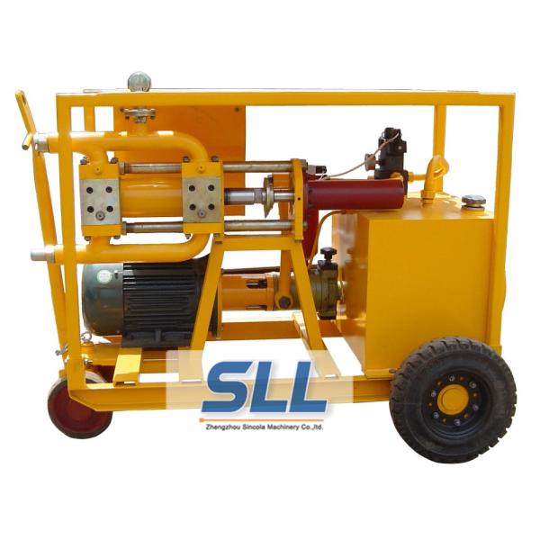 Single Piston Concrete Grouting Machine , Double - Acting Cement Pressure Grouting Pump