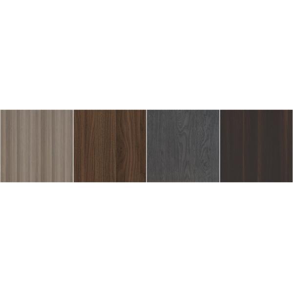 Durable OEM Melamine Kitchen Cabinet Wood Grain Modular Kitchen Sink Cabinet