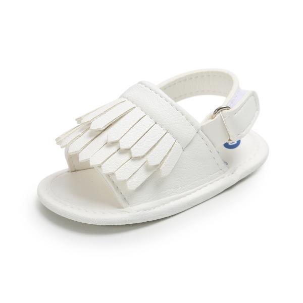 Summer PU Leather shoes Tassel Soft sole wholesale baby sandals for boy and girl