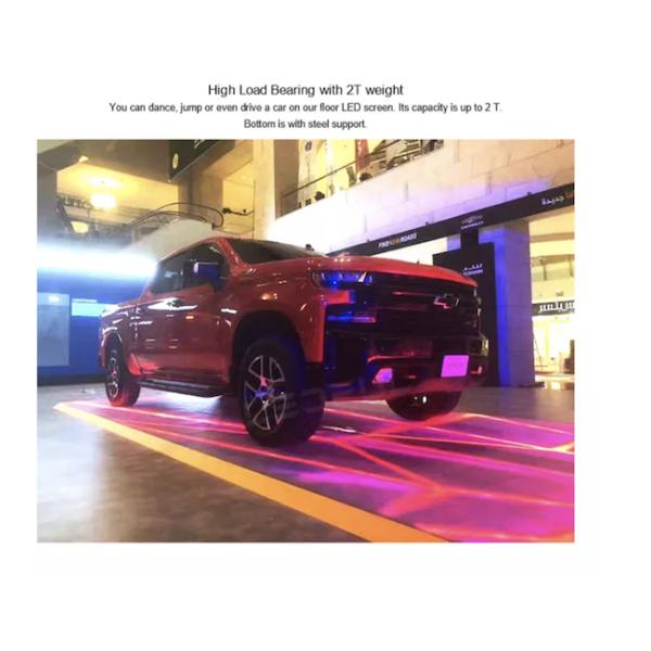 Dance Floor Full Color LED Display Screen High Refresh 3D Sensitive