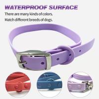 China Amazon hot sale anti-fouling and waterproof PVC dog collar and leash set for pets walking outdoors for sale