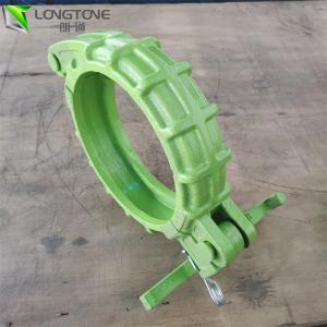 China LONGTONE Schwing Concrete Pump Parts Wedge Quick Release Pipe Clamps on sale