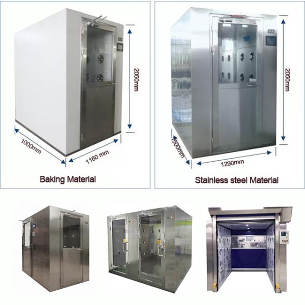 Customized Automatic Rolling Door Air Shower Room Cargo Air Shower Room