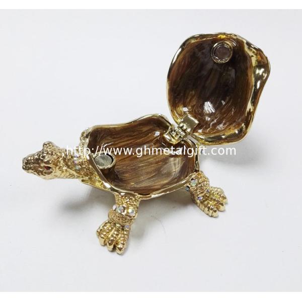 China Manufacturer Turtle Shape Trinket Box Turtle Jewelry Box for Jewelry