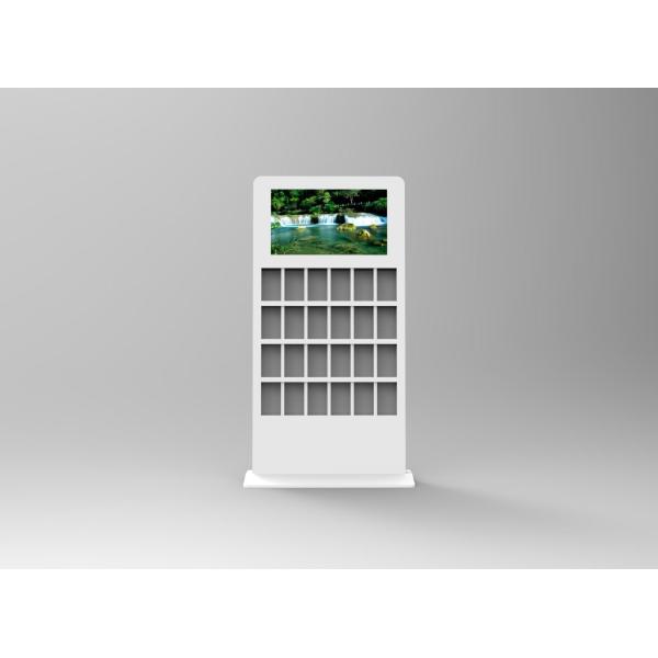 Whitel color Commercial LCD Advertising Display Digital Signage with WiFi Floor Standing Digital Signage