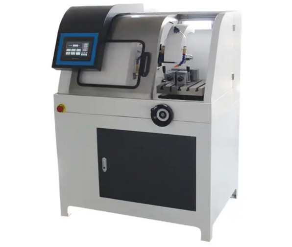 LCD Touch Screen Automatic Metallographic Cutting Machine High Rotation Speed
