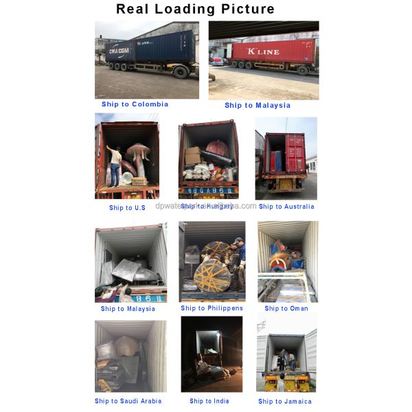 Outdoor swimming pool Water Park Fiberglass Sled Cannon Barrel Slide Customized Height With Installation Detailed Drawings Attached