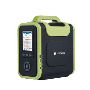 China Independent SD Card Flue Sensor Portable Gas Analyzer With Printer on sale