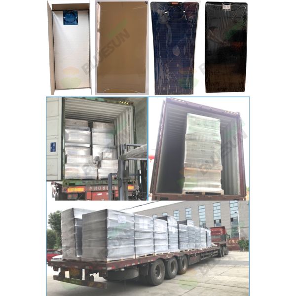 Flexible Shingle Solar Panel Monocrystalline Semi-flexible Solar Panel 100 Watt Solar Panel Set