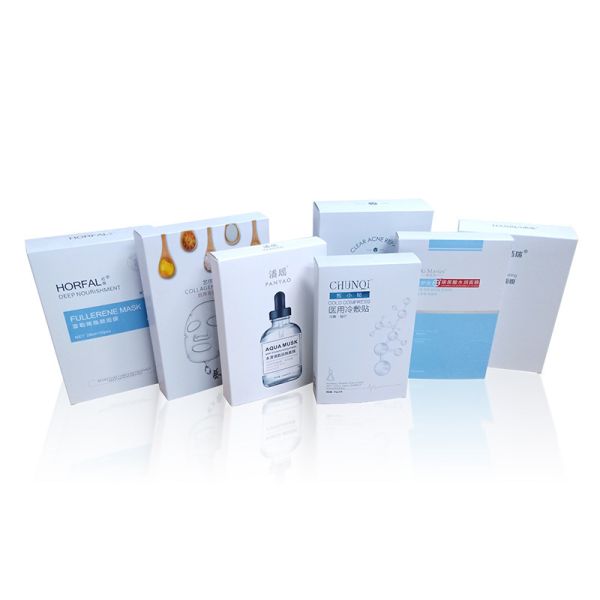 Custom Cosmetic Mask Packaging Box with Logo Printing