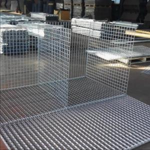 Buy cheap 1*1*1m Hot Dipped Galvanized Stone Cage Welded Gabion Box Retaining Wall Gabion Basket product