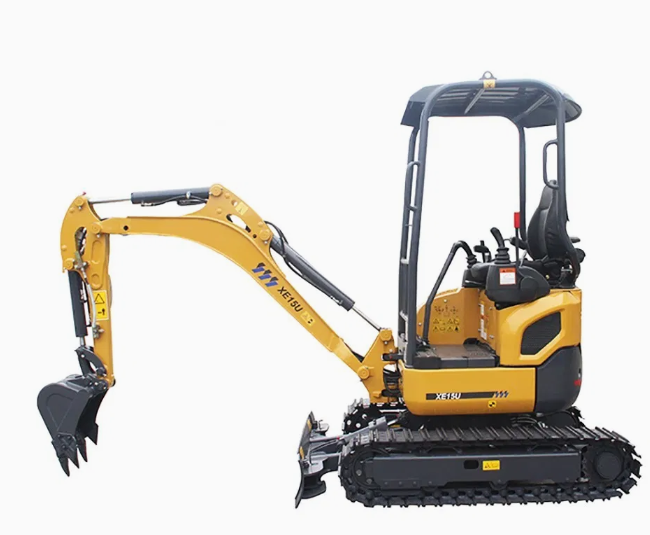 Maximum Driving Milling Speed Of XE15U Hydraulic Excavator 0-45 M/min Fuel Tank Capacity 450 L