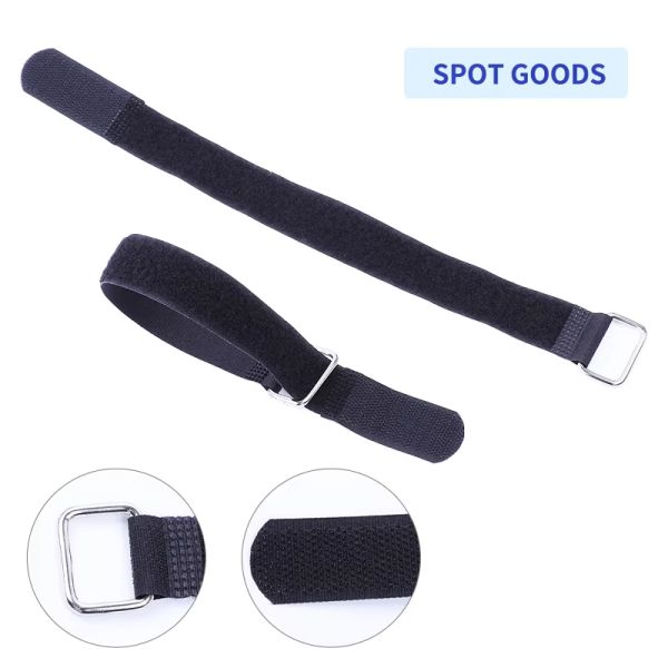 Reusable Hook And Loop Strap Adjustable Hook And Loop Fastening Cable Ties With Metal Buckle