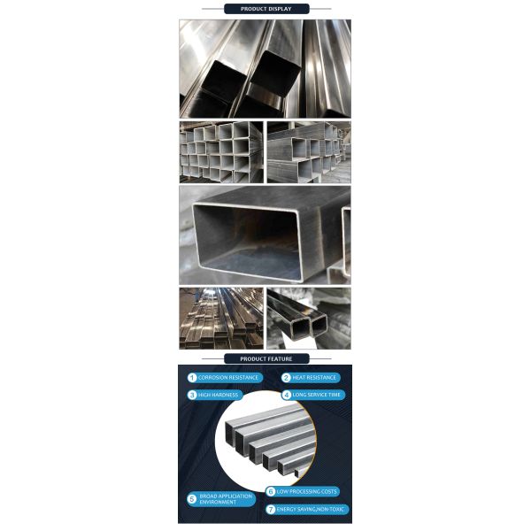 15x30 10x20mm Stainless Steel Pipe 304 316 201 202 Welded Flat Rectangular Tubes