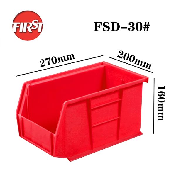 11 Inch 13 Inch Industrial Stackable Plastic Storage Bins Boxes