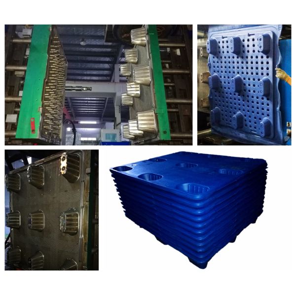 Durable HDPE Automatic Blow Molding Machine Moisture Proof Plastic Carton Pallet