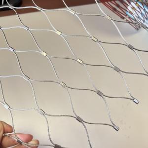 Buy cheap Anti-Fall Net Flexible Stainless Steel Wire Rope Mesh product