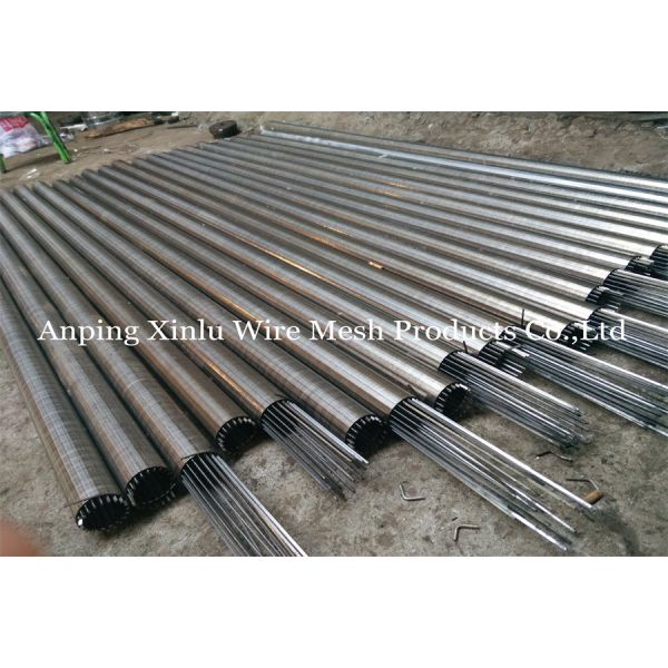4" Johnson Wedge Wire Wrap Water Well Slot Screen Threaded Fitting For Dewatering