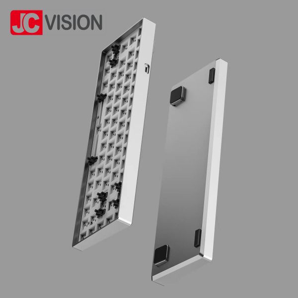 Customized Style Aluminum 68 Keys Mechanical Keyboard Case Kit RGB LED Backlit