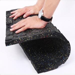 China 5mm-15mm Sports Recycled Interlocking Rubber Mat for Commercial Gym Floor Protection on sale