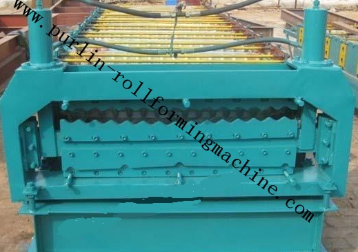 Full-Automatic Standing Seam / Floor Deck Cold Roll Forming Machine 0.4mm - 0.8mm
