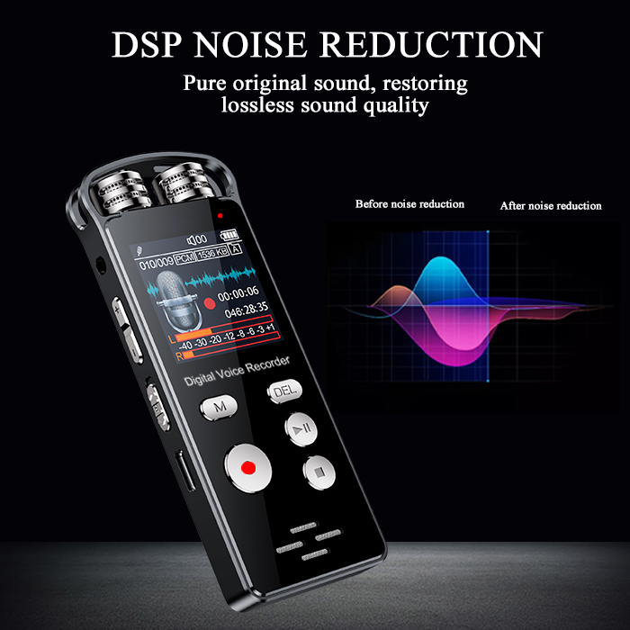 Digital Voice Recorder 32GB X-199 Continuous Recording Built-in Two Microphones Voice Recorder Audio Recording