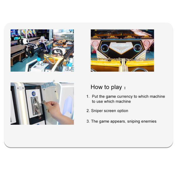 VR Shooting Simulator Amusement Park Coin-operated 4-person Shooting Game VR lron Legionv