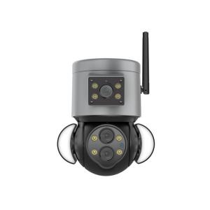 Buy cheap 10X Zoom Multiple Lens Wifi Security Camera Floodlight 8MP Linkage Alarm product