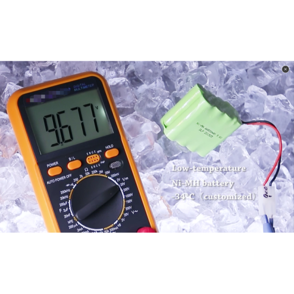 Cold Resistant AAA Nimh 600mAh Rechargeable Batteries With MSDS