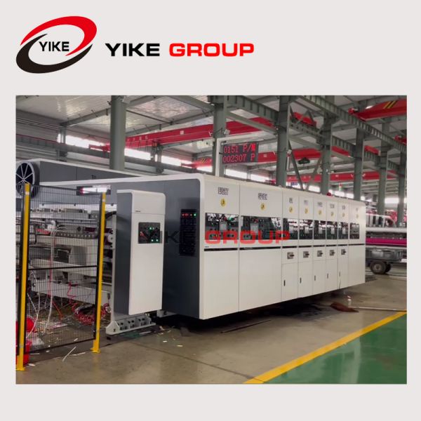 High Defination Automatic Flexo Printer Die Cutter With Stacker Machine