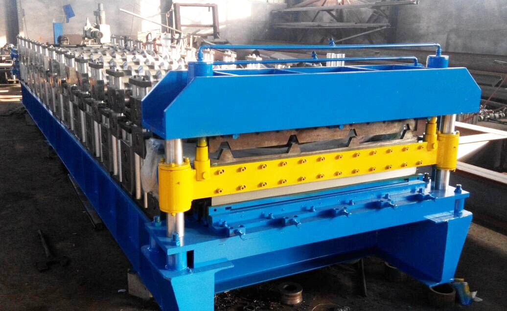 Buy cheap roof plate double layer forming machine product