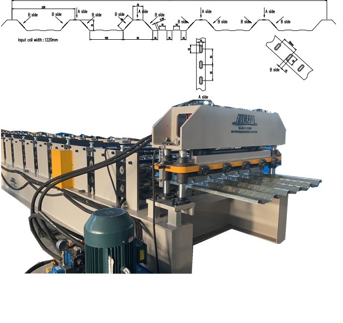 Metal decking machine for the United Arab Emirates