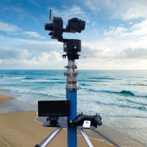 9M Manual Pantilt Endzone Sports Video Camera Pole Camera