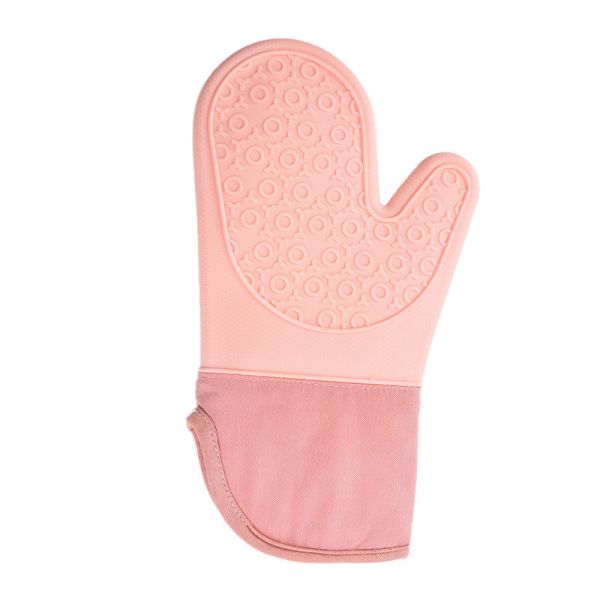 Silicone Oven Mitts And Pot Holders Set Heat Resistant To 450℉ Extra Long 15 Inch Professional Silicone Baking Gloves