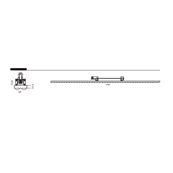 60W Led Track Linear Light