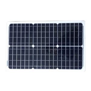 Buy cheap Photovoltaic Flexible Monocrystalline Solar Panel 25W 12V For Outside Street Light product