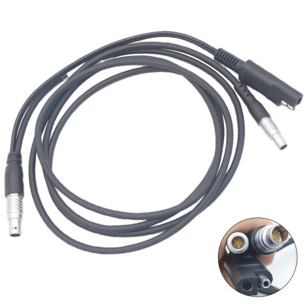 STONEX GNSS RTK 5-Pin Data Transmission Cable Power Cable for External Radio 220V Power Adapter