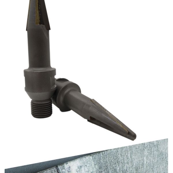 1/2 "G Connection CNC Conic Mill Bit Stone Carving Mini Grinder Bits with Tin Coating