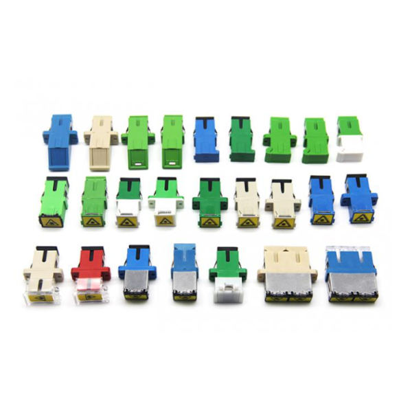 SM MM SC to SC Simplex Inner Shutter Fiber Optic Adapter Telecom Grade